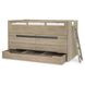 District Weathered Oak Twin Captains Storage Bed