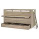 District Weathered Oak Twin Captains Storage Bed
