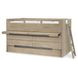 District Weathered Oak Twin Captains Storage Bed