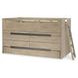 District Weathered Oak Twin Captains Storage Bed