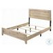Miquell Natural Eastern King Panel Bed