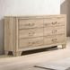 Miquell Natural 6 Drawer Dresser