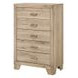 Miquell Natural 5 Drawer Chest