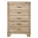 Miquell Natural 5 Drawer Chest