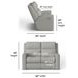 Score Desert 62" Zero Gravity Power Reclining Loveseat with Power Lumbar and USB Charging