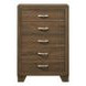 Miquell Oak 5 Drawer Chest