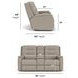 Arlo Gray 76" Power Reclining Loveseat with Console and USB Charging