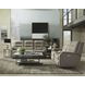 Arlo Gray 76" Power Reclining Loveseat with Console and USB Charging