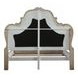 Dresden Vintage Bone White and Gray Upholstered Panel Bedroom Set
