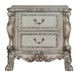 Dresden Vintage Bone White 2 Drawer Nightstand