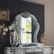 Dresden Vintage Bone White Arched Dresser Mirror