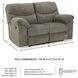 Alphons Putty Reclining Loveseat