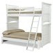 Madison Natural White Twin Over Full Bunk Bed