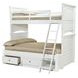 Madison Natural White Twin Over Full Bunk Bed