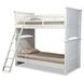 Madison Natural White Twin Over Twin Bunk Bed