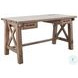 Rustic Refined Natural 58" Writing Desk with USB Port