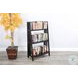 Mesa Grace Black 48" Folding Bookcase