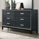 Haiden Weathered Black 6 Drawer Dresser