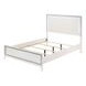 Haiden White Panel Bedroom Set with LED