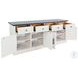 Ember Grace White 4 Door Credenza