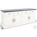 Ember Grace White 4 Door Credenza