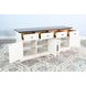 Ember Grace White 4 Door Credenza