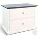 Maple Haze White 2 Drawer File Cabinet
