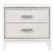 Haiden White 2 Drawer Nightstand