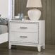 Haiden White 2 Drawer Nightstand
