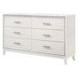 Haiden White 6 Drawer Dresser