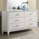 Haiden White 6 Drawer Dresser