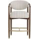 Freya Gifford Script Upholstered Counter Height Stool