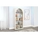 2857LW-B Light Gray and Wheat Tall Bookshelf