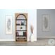 Haven Arch Oak Grove 84" Tall Arched Bookshelf with Open Shelving