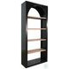 Haven Arch Umbra 84" Tall Arched Bookshelf with Open Shelving