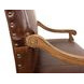 Italian Brown Leather Settee