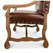 Italian Brown Leather Settee
