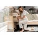 Cypress Sandstone 2 Drawer Nightstand