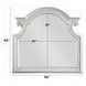 Florian Antique White Arched Dresser Mirror