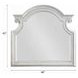 Florian Antique White Arched Dresser Mirror