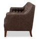 Brooks Brown Tufted 2 Seat 54" Sofa