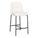 Sydney Cream Upholstered Counter Height Stool Set of 2