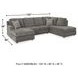 O'Phannon Putty 2-Piece RAF Sectional with Chaise