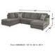 O'Phannon Putty 2-Piece LAF Sectional with Chaise