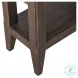 Paradise Valley Saddle Brown Hall Console Table