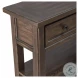Paradise Valley Saddle Brown Hall Console Table