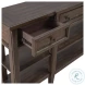 Paradise Valley Saddle Brown Hall Console Table
