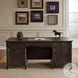 Eden Ridge Saddle Brown Executive Desk