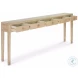 Jewelers Ivory Console Table