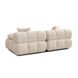 Calliope Off White Performance Velvet 79" Modular Loveseat